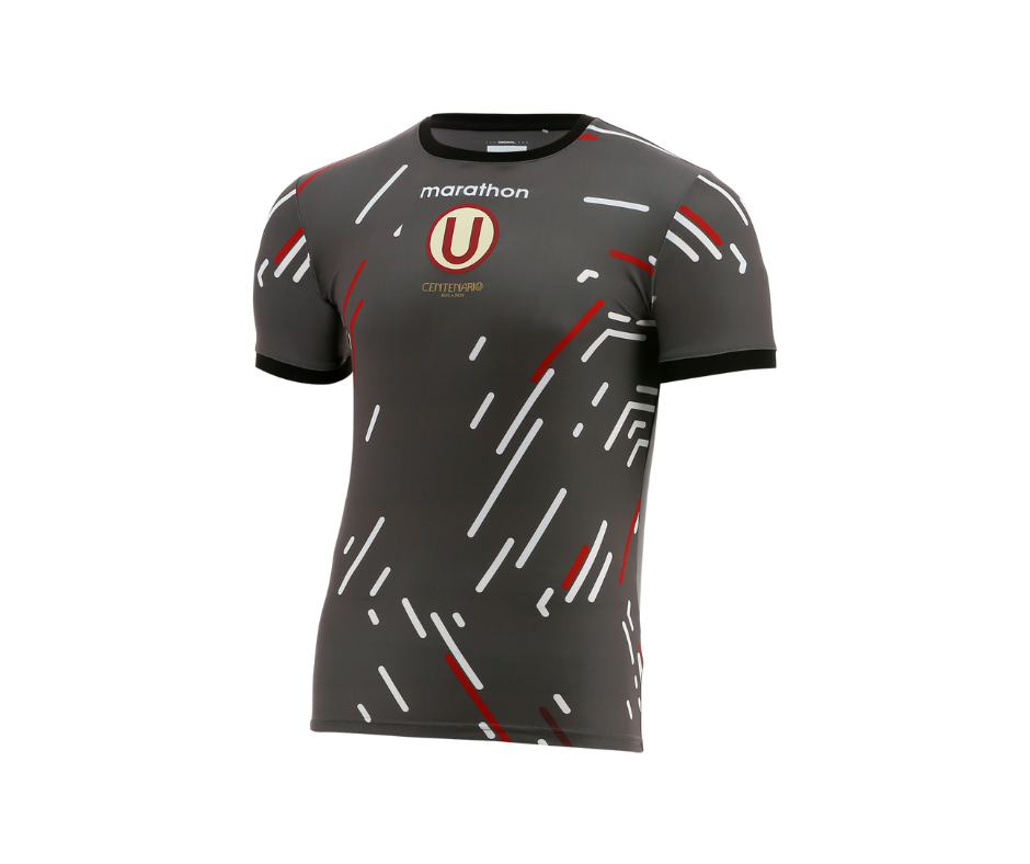 MARATH. CAMISETA HOMBRE PRE-MATCH UNIVERSITARIO LOANA PLOMO 2024
