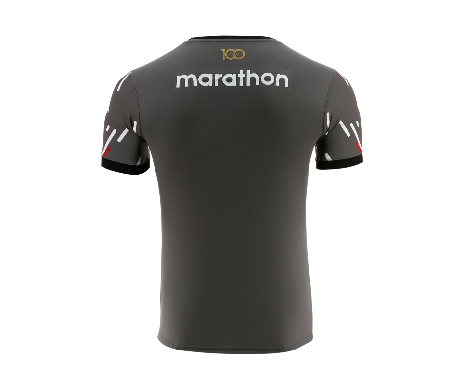 MARATH. CAMISETA HOMBRE PRE-MATCH UNIVERSITARIO LOANA PLOMO 2024