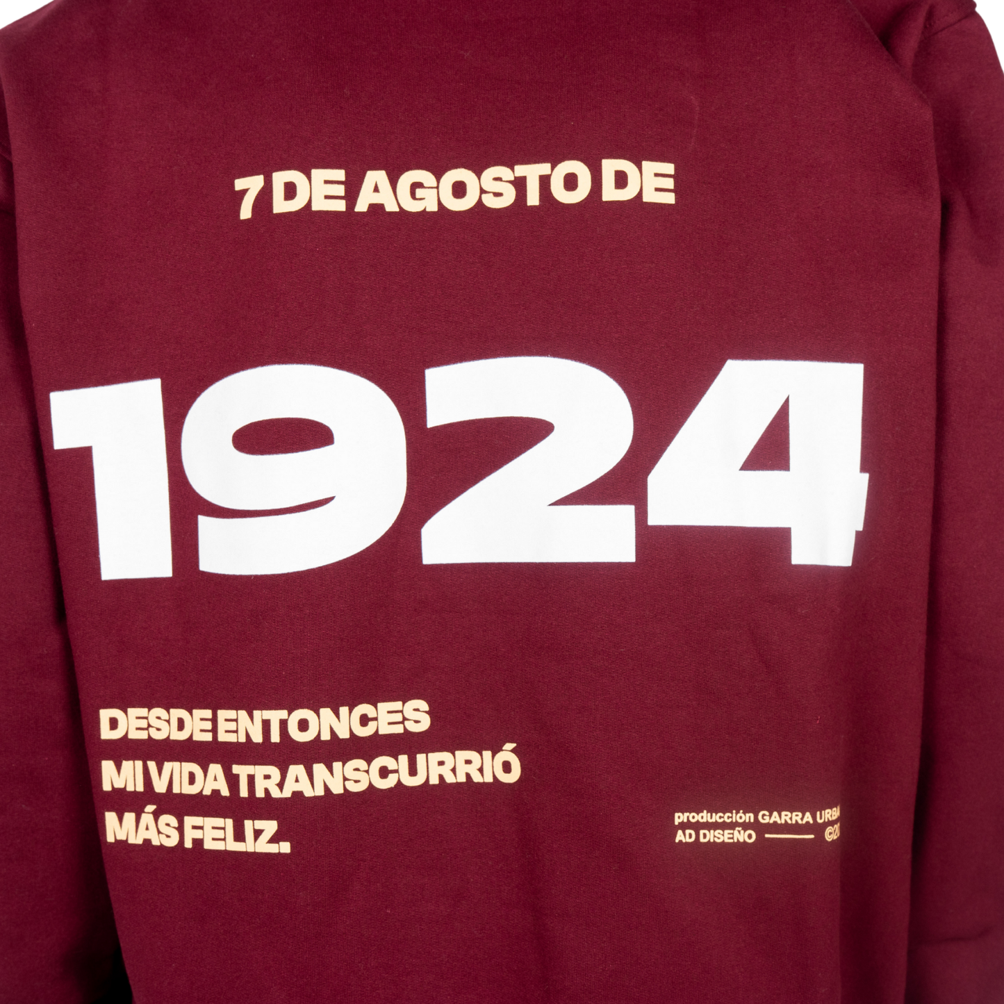 POLERA OVERSIZE GRANATE 1924