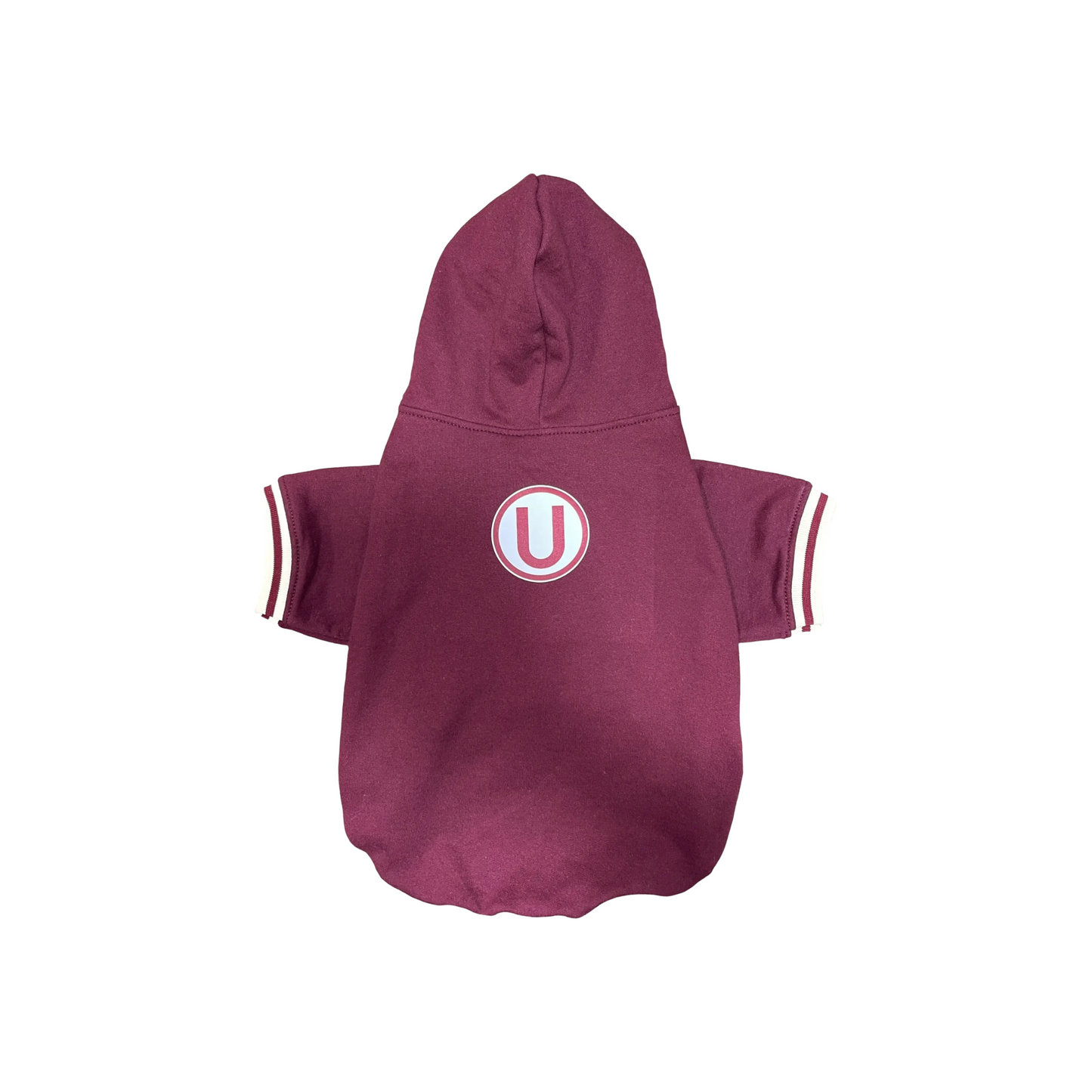POLERA UNIVERSITARIO MASCOTA GRANATE