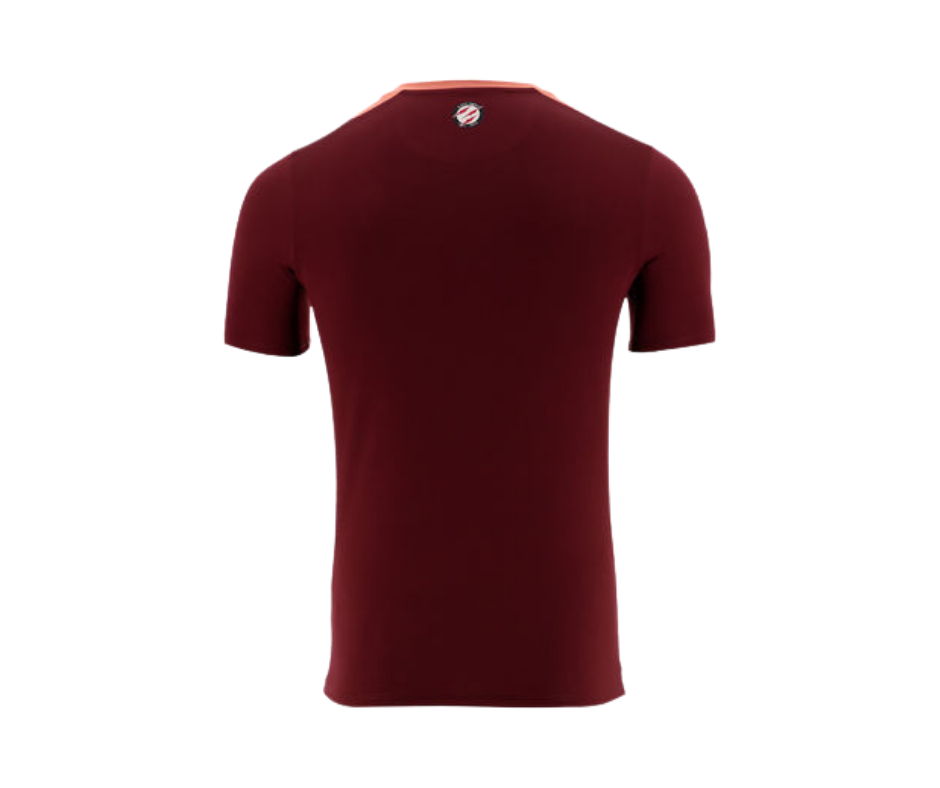 MARATH. CAMISETA HOMBRE GUINDA ALTERNA OFICIAL 2025