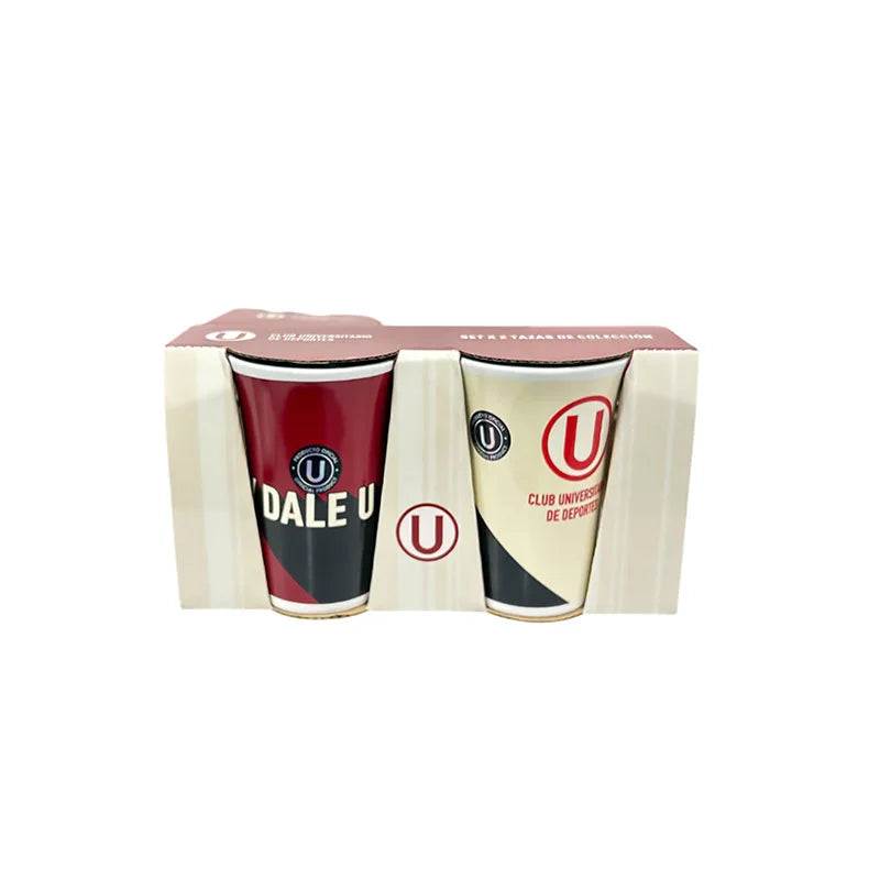 SET DE TAZAS LATTE X2 UNIVERSITARIO