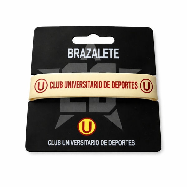 BRAZALETE UNIVERSITARIO CREMA