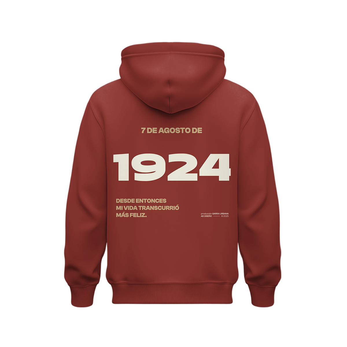 POLERA OVERSIZE GRANATE 1924