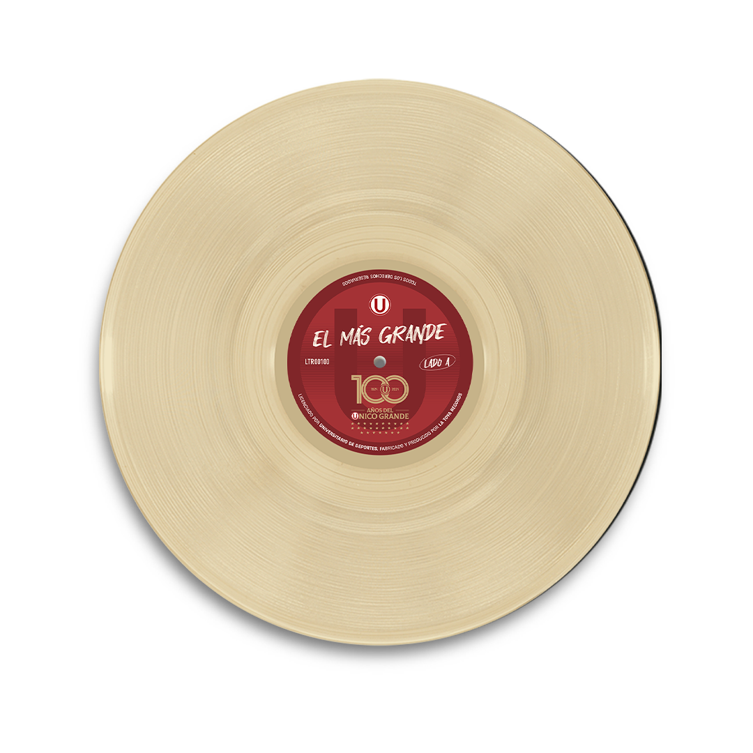 Disco de Vinilo de el Centenario "El Mas Grande"