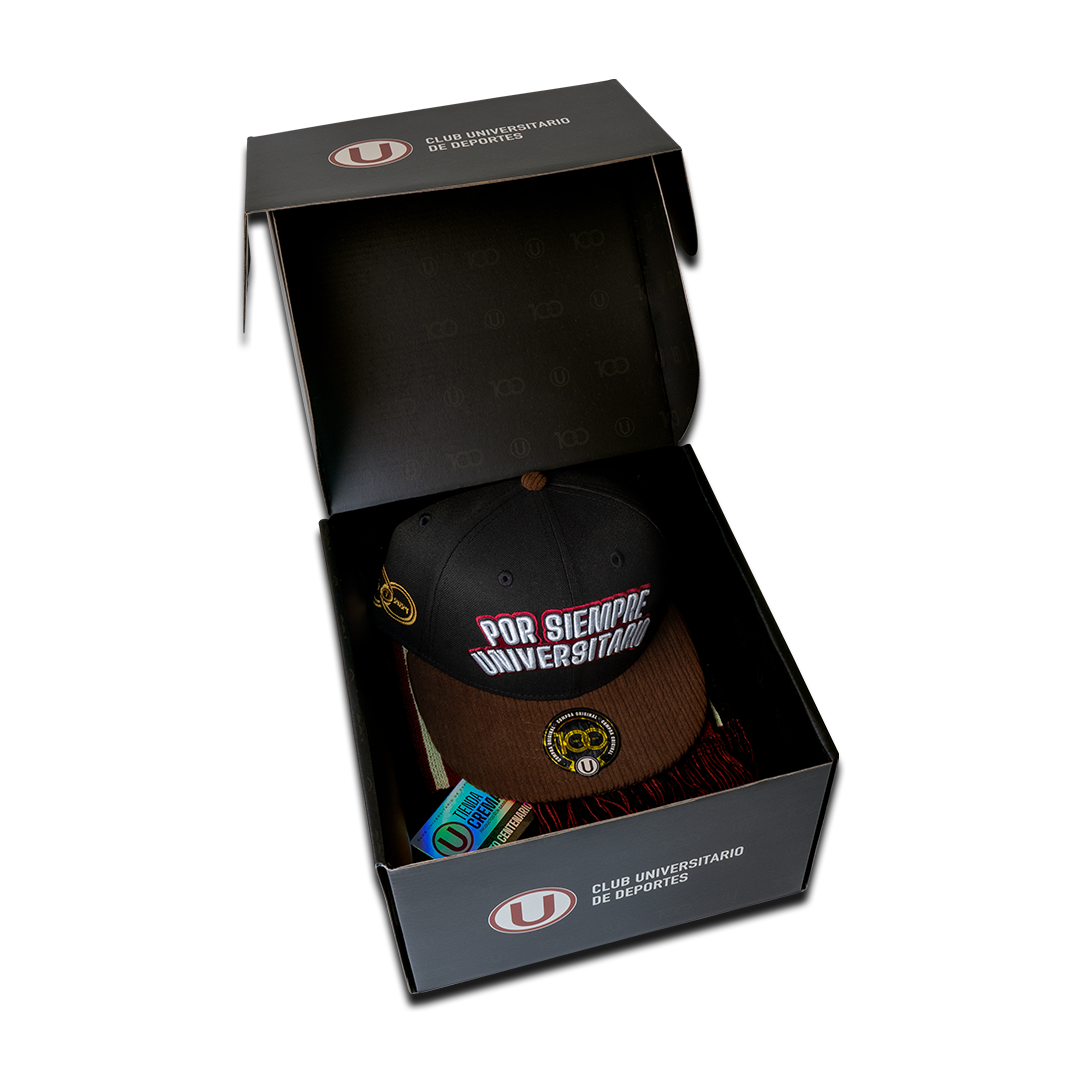 SET DEL HINCHA POR SIEMPRE UNIVERSITARIO - GORRA Y BUFANDA