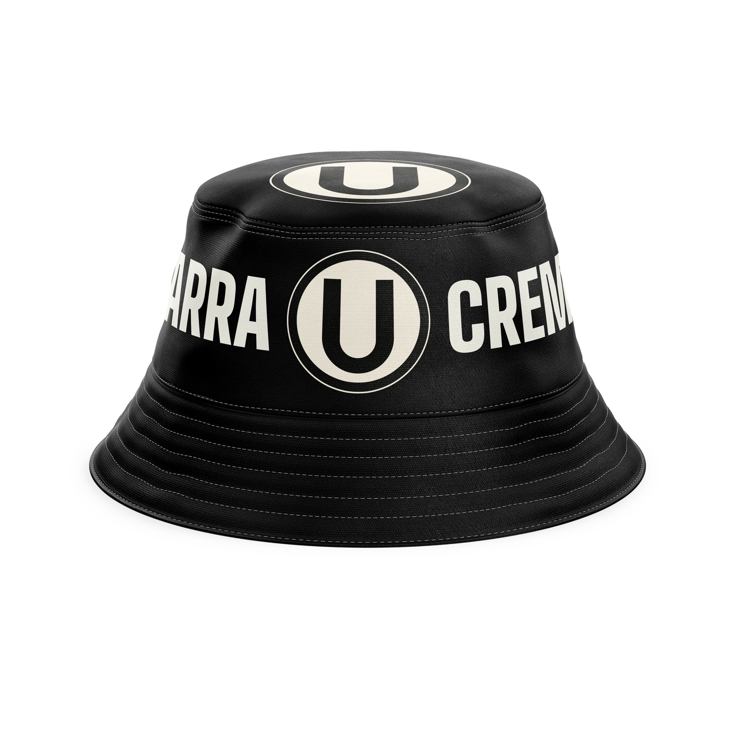 Bucket Hat Negro "Garra Crema"