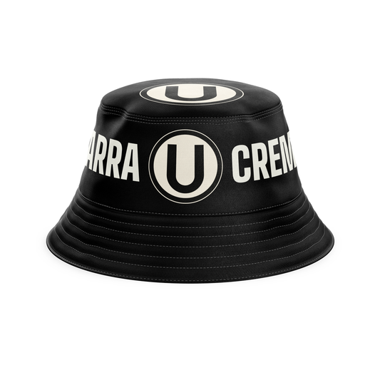 BUCKET HAT NEGRO "GARRA CREMA"
