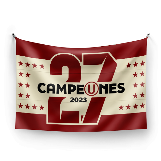 BANDERA ESTRELLA 27 CAMPEÓN 2023