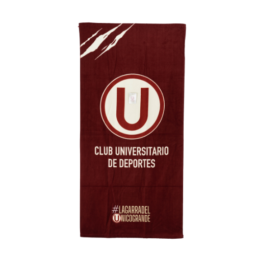 TOALLA UNIVERSITARIO GRANATE