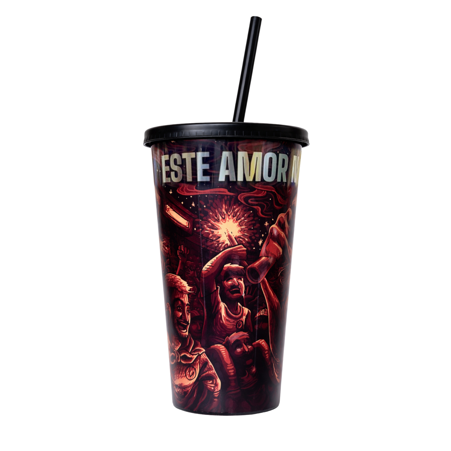 VASO "ESTE AMOR NⓊNCA SE APAGA"