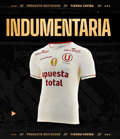 Tienda Crema Club Universitario de Deportes Tienda Oficial Universitario de deportes