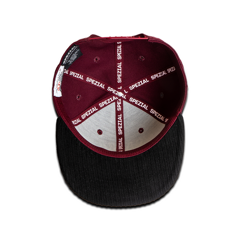 Gorra Guinda C/ Negro "garra Crema" Spezial 3