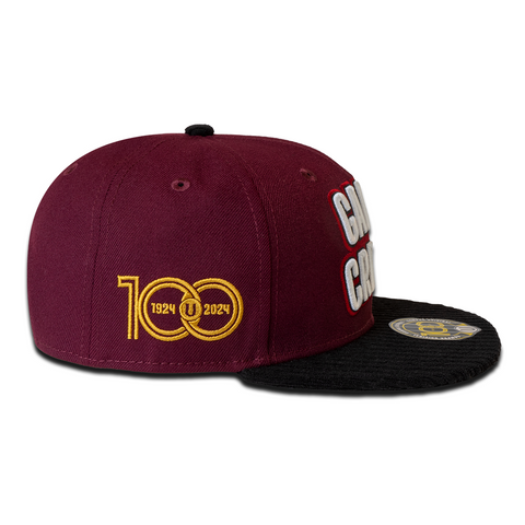 Gorra Guinda C/ Negro "garra Crema" Spezial 5