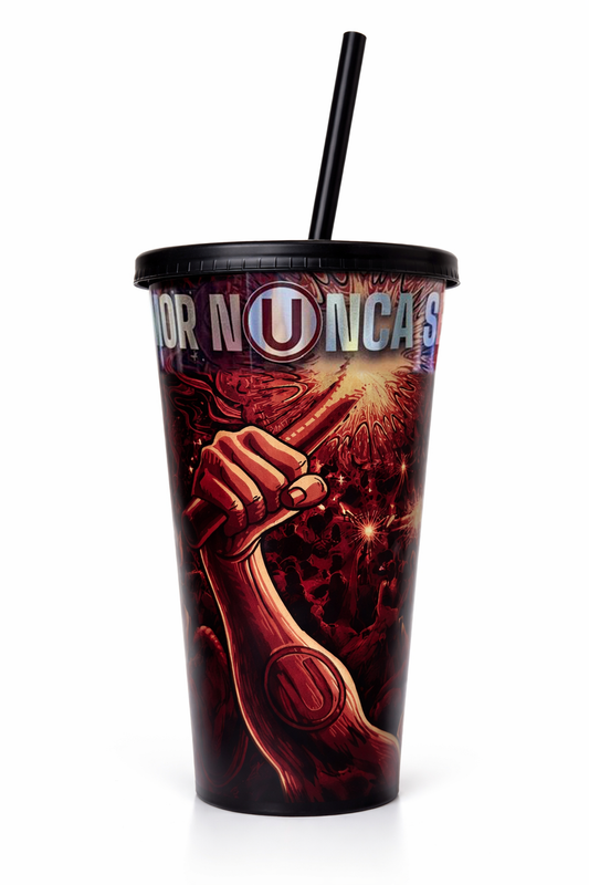 VASO "ESTE AMOR NⓊNCA SE APAGA"