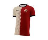Marath. Polo Entrenamiento Prematch Crema C/ Rojo 2025 1
