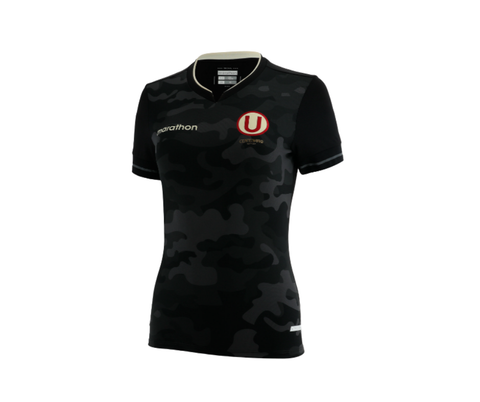 Marath. Camiseta Negra Camuflada Mujer 2024 3