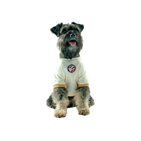 Camiseta Crema Oficial Mascotas Universitario 2025 3