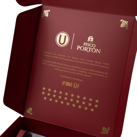 Pisco Portón Tricampeones - Granate 7