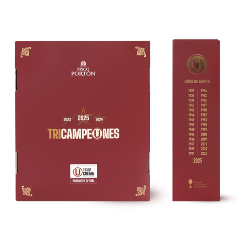 Pisco Portón Tricampeones - Granate 8