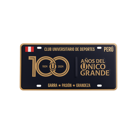 PLACA COLECCIONABLE 100 AÑOS DEL ÚNICO GRANDE