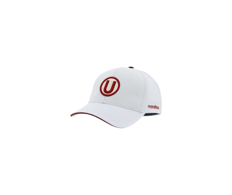MARATH. GORRA BLANCA UNIVERSITARIO