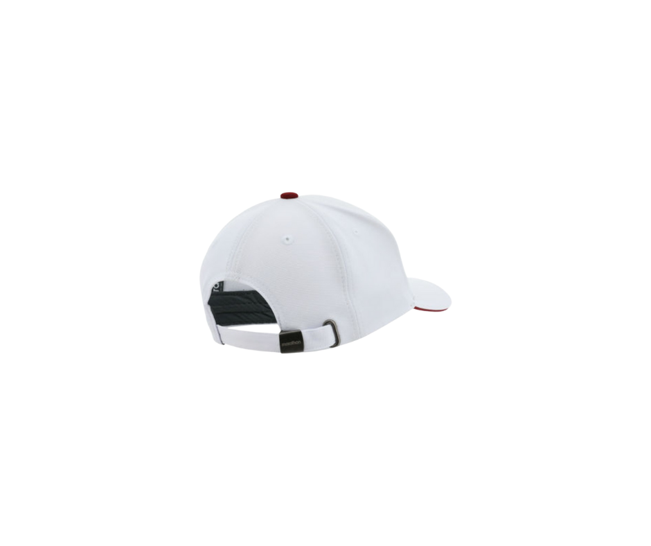MARATH. GORRA BLANCA UNIVERSITARIO