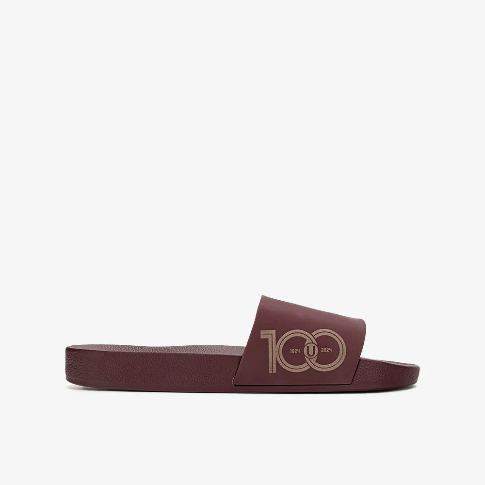 Sandalia Slider Universitario Granate Hombre