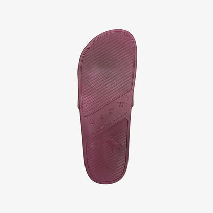 Sandalia Slider Universitario Granate Hombre