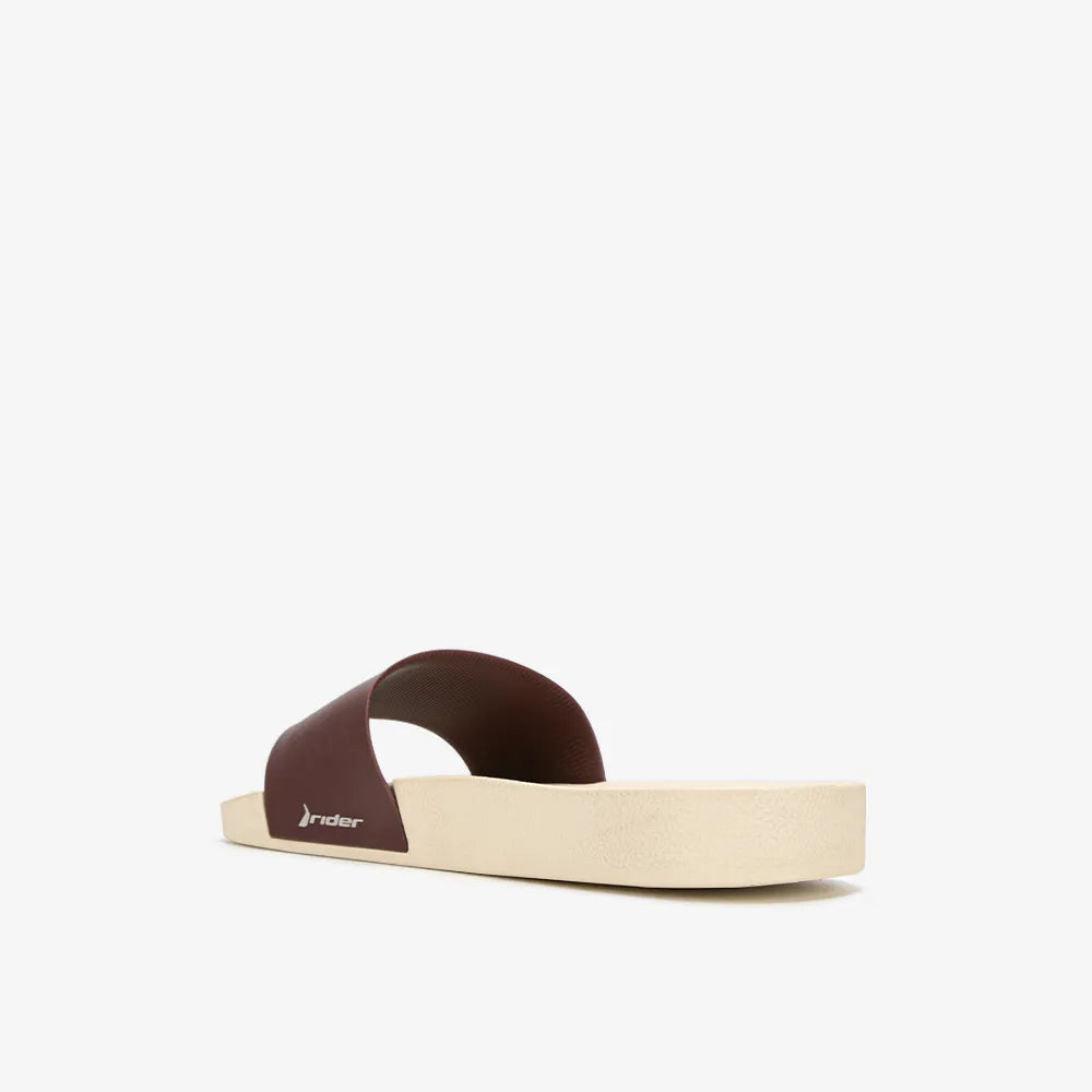 Sandalia Slider Universitario Crema Hombre
