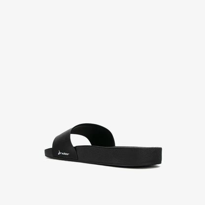 Sandalia Slider Universitario Negro Hombre