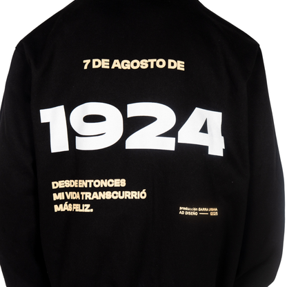 POLERA OVERSIZE NEGRO 1924
