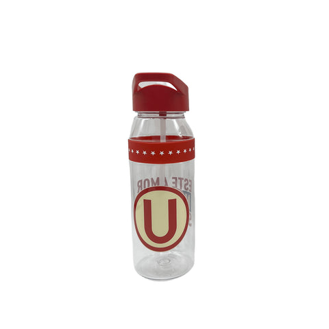 BOTELLA UNIVERSITARIO GRANATE "ESTE AMOR NUNCA SE APAGA"