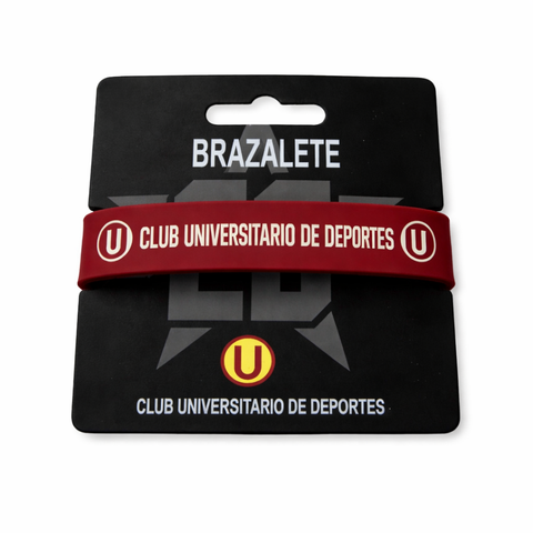 BRAZALETE UNIVERSITARIO GRANATE