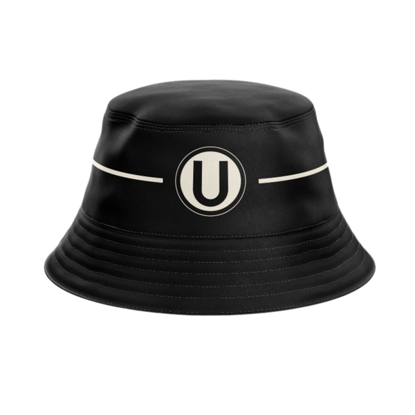 BUCKET HAT - "MERENGUE SOLO SIRVE GANAR" -  NEGRO
