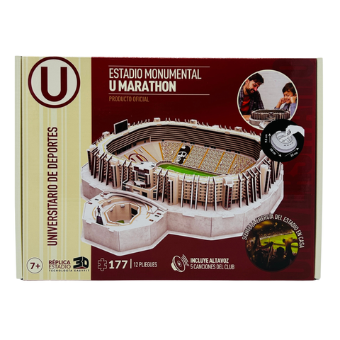 ESTADIO MONUMENTAL 3D ARMABLE CON SONIDO