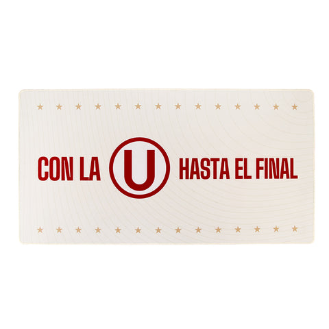 MOUSE PAD DESK UNIVERSITARIO CREMA 2026