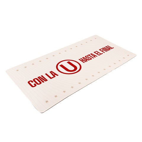 MOUSE PAD DESK UNIVERSITARIO CREMA 2026