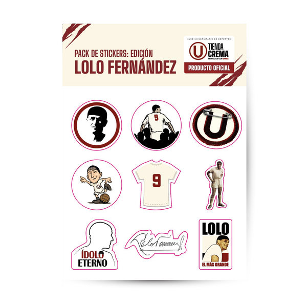 PACK DE STICKERS LOLO FERNÁNDEZ 2026