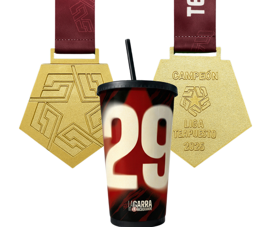 PACK DE VASO Y MEDALLA DE LA ESTRELLA 29