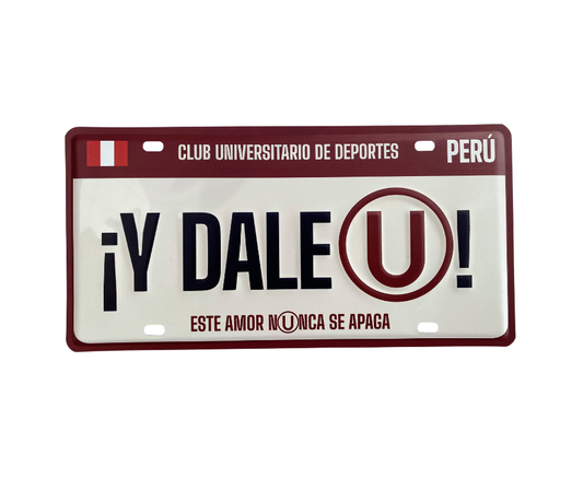 PLACA COLECCIONABLE Y DALE U