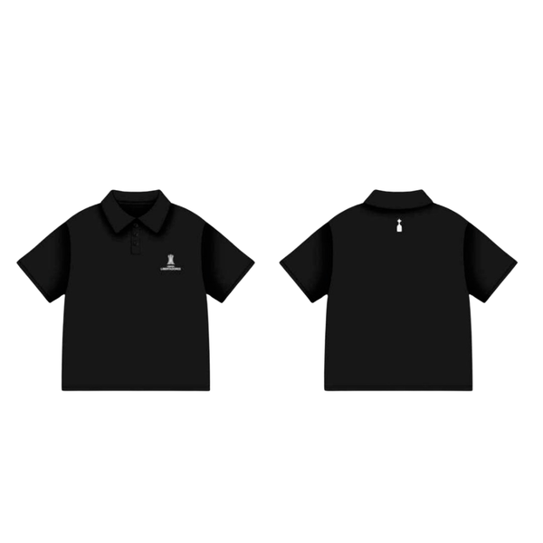 POLO NEGRO CAMISERO COPA LIBERTADORES