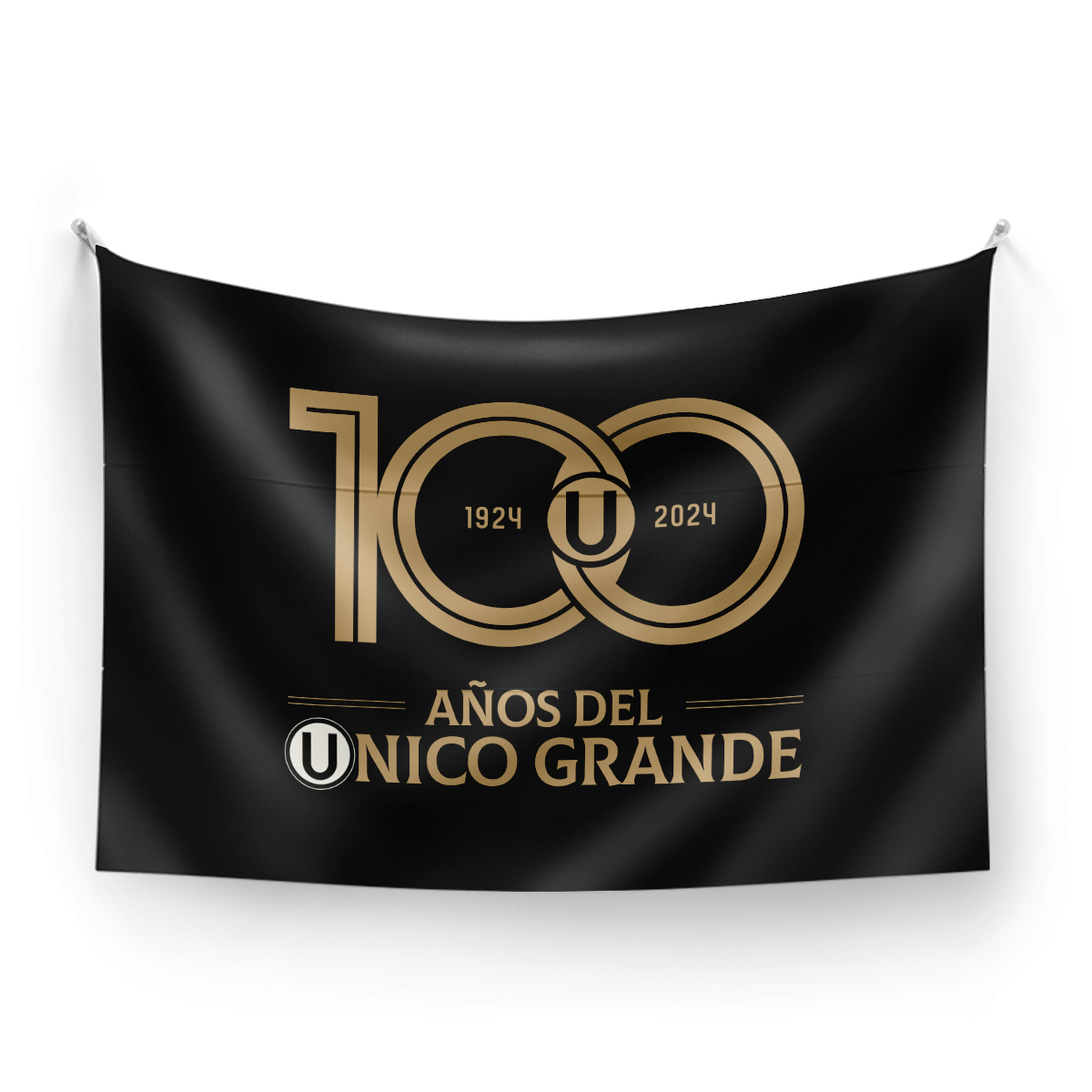 BANDEROLA 100 AÑOS UNIVERSITARIO (NEGRO)