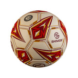 PELOTA DE FÚTBOL SHOWGOL CUERO PVC FOAM BRILLANTE CREMA N.° 5