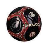 PELOTA P/FUTBOL SHOWGOL CUERO PVC FOAM BRILLANTE NEGRO/GRANATE  (#4)