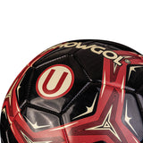 PELOTA P/FUTBOL SHOWGOL CUERO PVC FOAM BRILLANTE NEGRO/GRANATE  (#4)