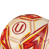 PELOTA P/FUTBOL SHOWGOL CUERO PVC FOAM BRILLANTE CREMA (#4)