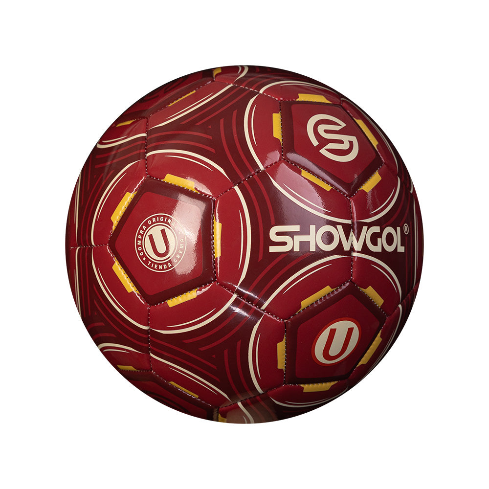 PELOTA UNIVERSITARIO FÚTBOL SHOWGOL – CUERO BRILLANTE GRANATE
