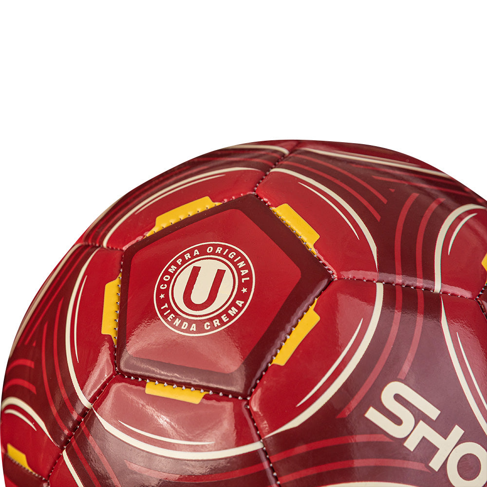 PELOTA UNIVERSITARIO FÚTBOL SHOWGOL – CUERO BRILLANTE GRANATE