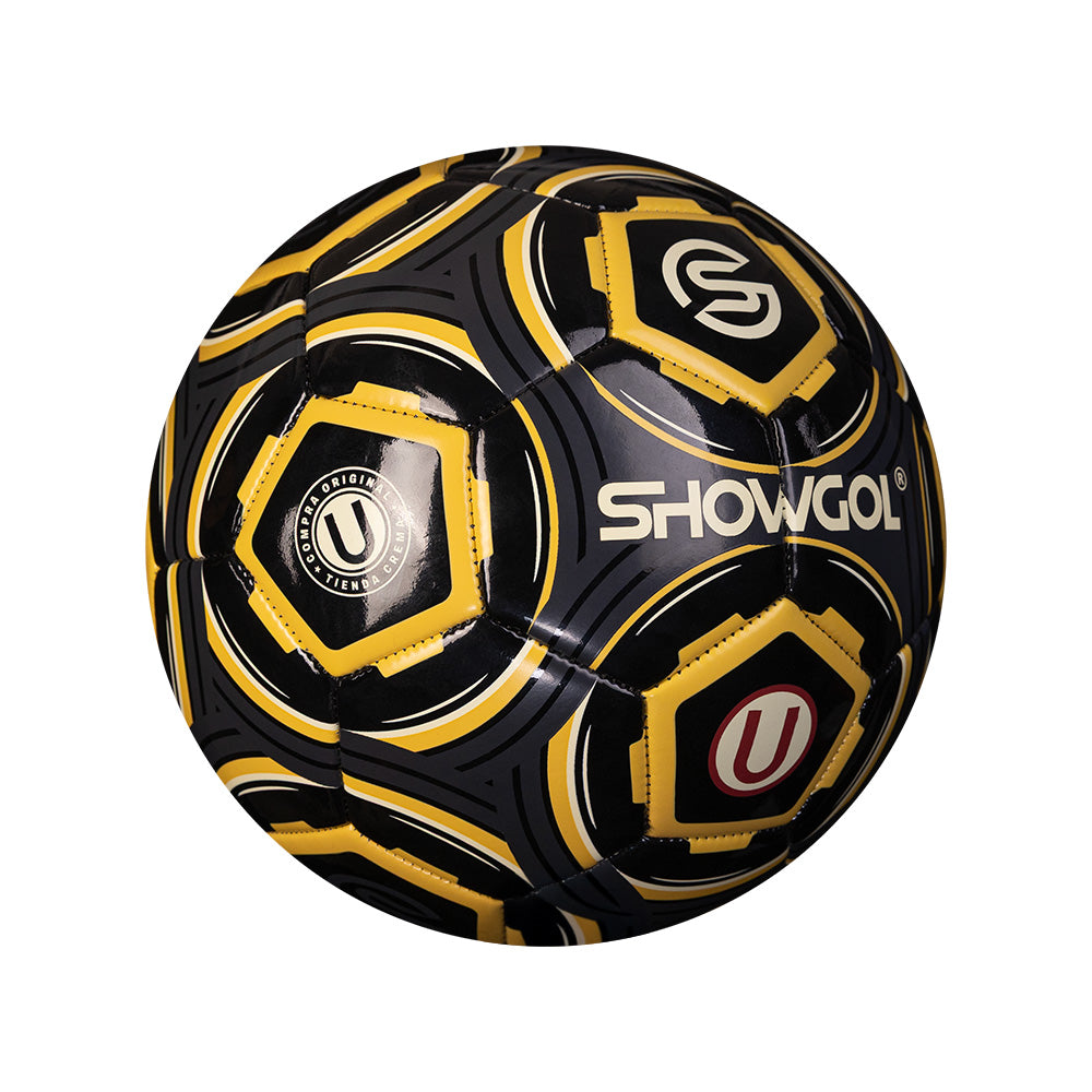 PELOTA UNIVERSITARIO FÚTBOL SHOWGOL – CUERO BRILLANTE NEGRO
